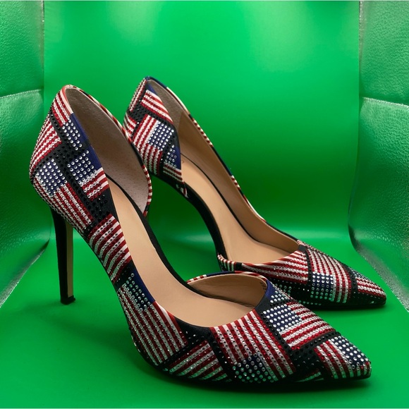INC International Concepts Shoes - International concepts American flag high heal shoes. Rhinestone. Size 7M July 4